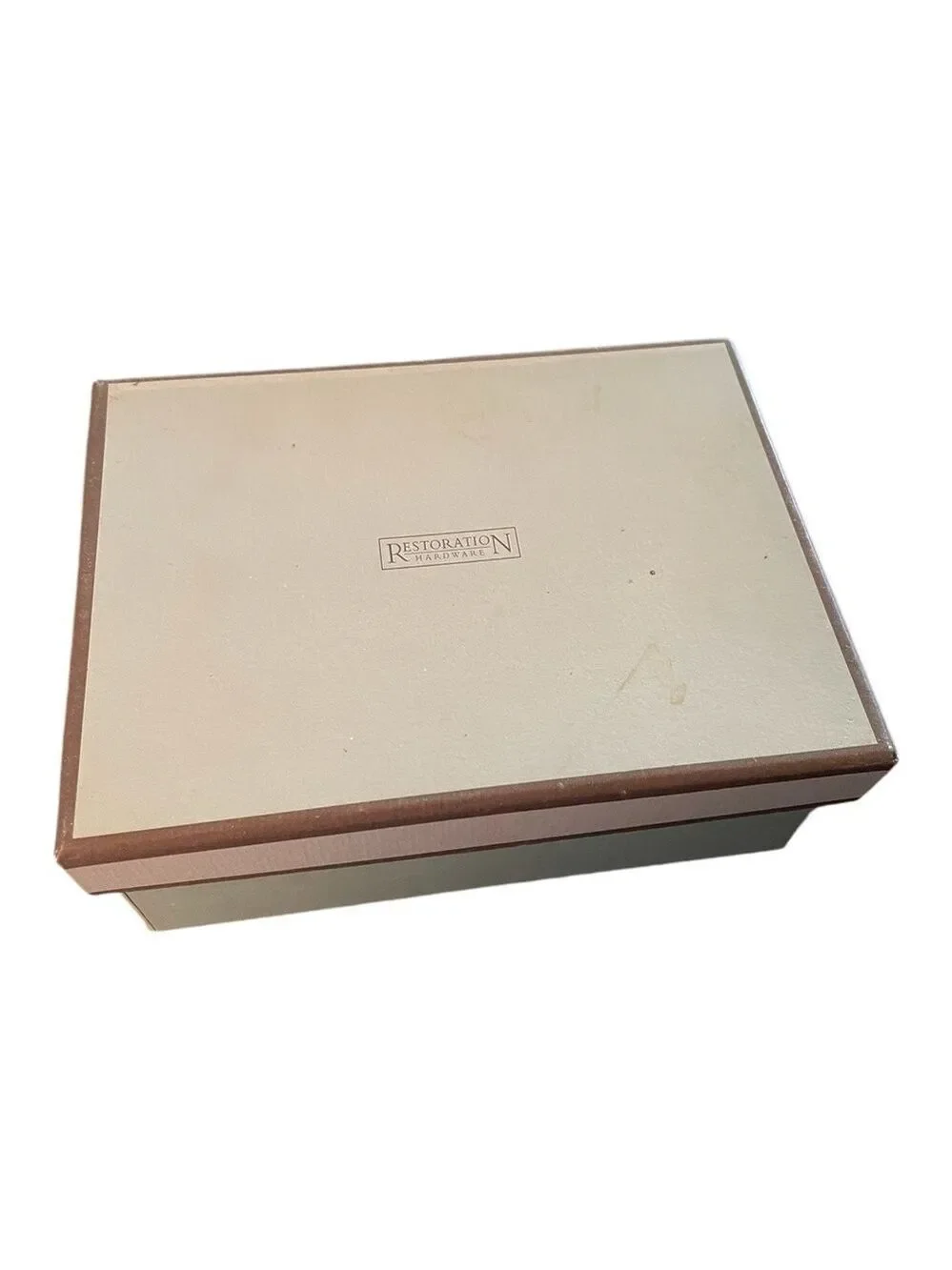 Restoration Hardware Carte Postale Set of 4 Appetizer Plates w/Box, 5” x…